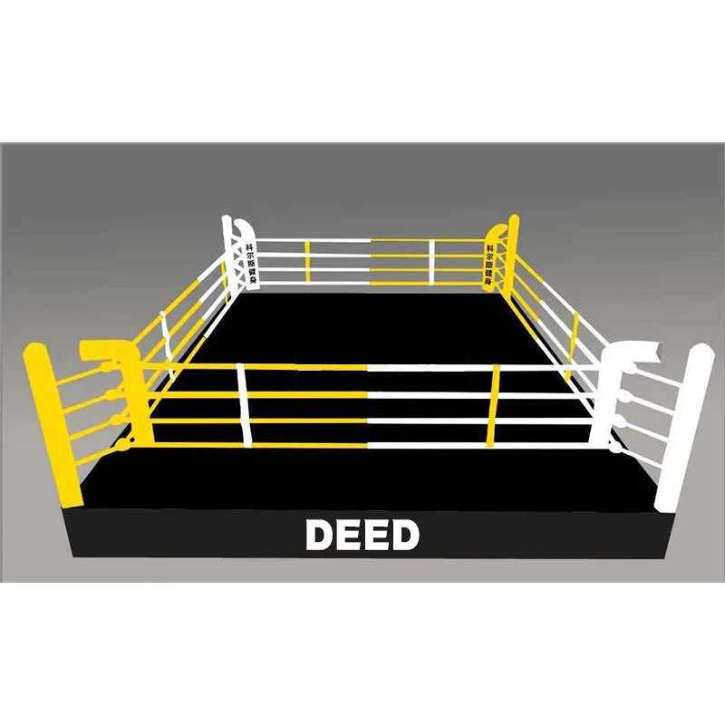 ボクシングリング5.5m x 5.5m Durable Floor Boxing Ring for Sale - OEM Service, Custom Logo