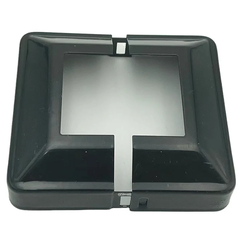 Wooden Metal Fence Post Cap with Trim Cover square Base Cover Plate for Fence Post
