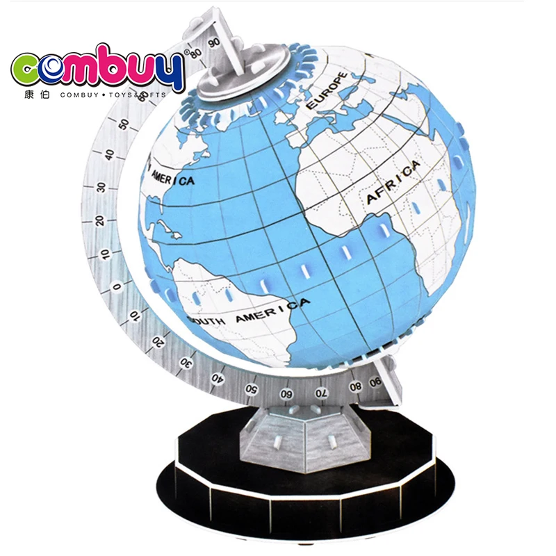 Drawing Colorful Puzzle Globe Model Kids 3d Painting Paper with Pen