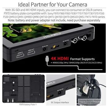 FEELWORLD LUT7S PRO 7" 2200nits Touch Screen Camera Monitor Waveform Factory Wholesale Price OEM/ODM Support Custom Packaging detail image