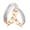 Or rose blanc 18 carats