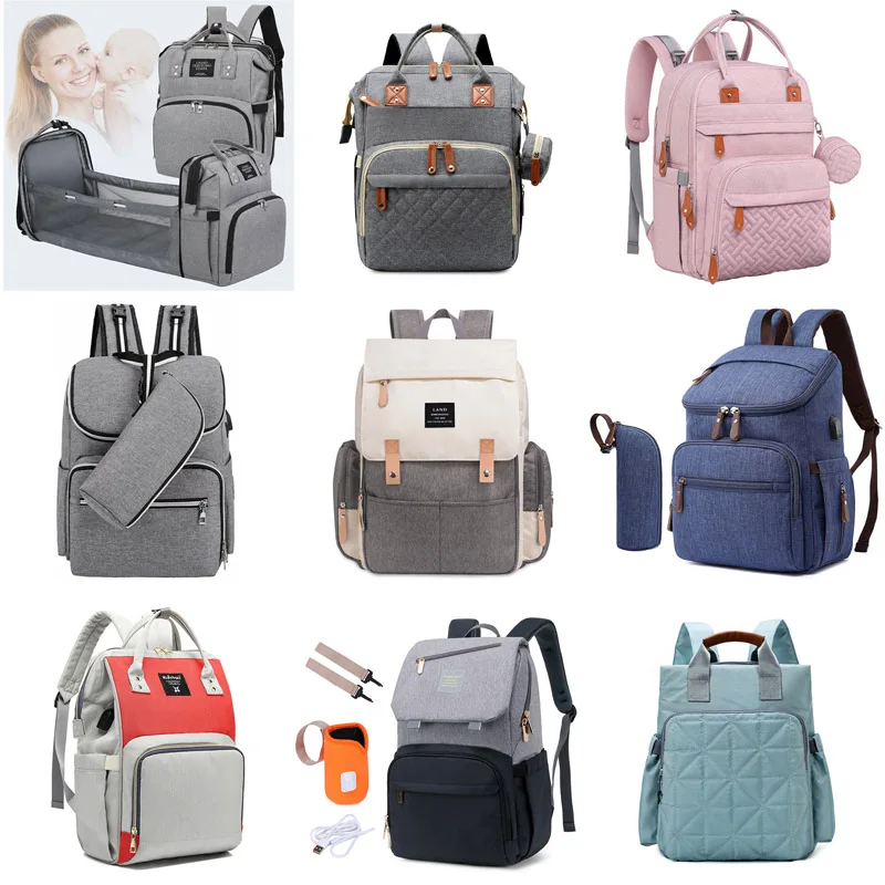 3 In 1 Diaper Mommy Portable Mother Bag Multifunctional Baby