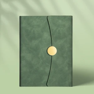 Customized Business PU Leather A5 Journal Diary Kraft Notebook with Magnetic Closure Premium Notebooks