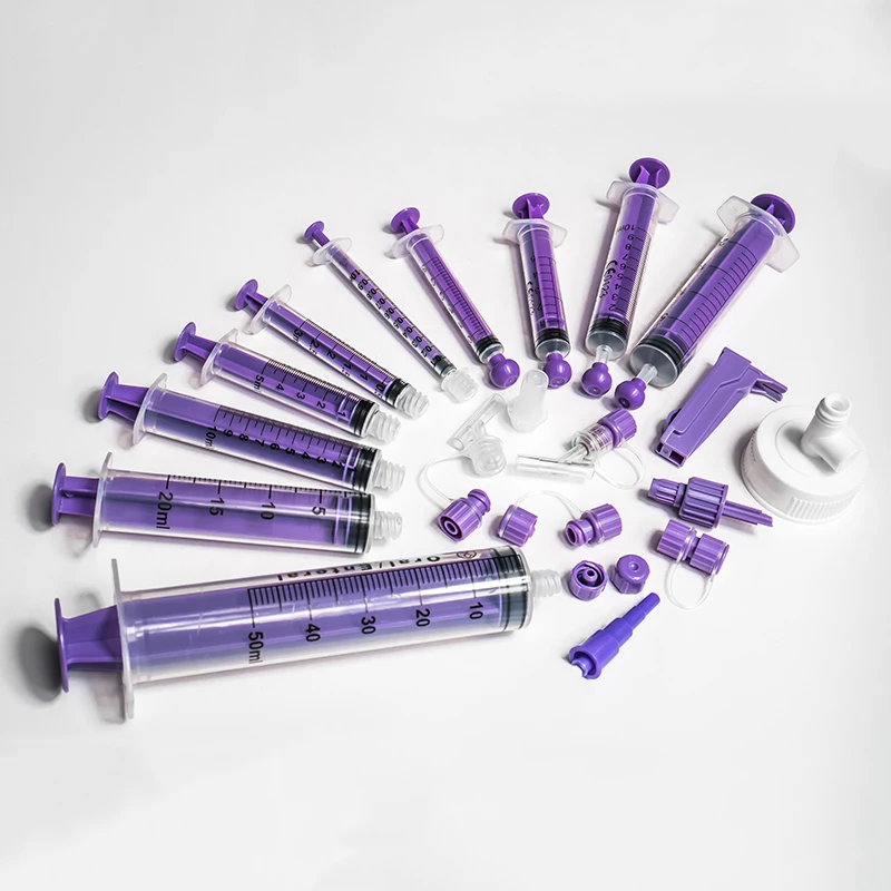 Medical Disposable 1ml 3ml 5ml 10ml 20ml 35ml 60ml 100ml Enfit Enteral Feeding Syringe