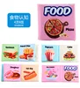 Livre en tissu alimentaire 4 pages 8 faces-174g
