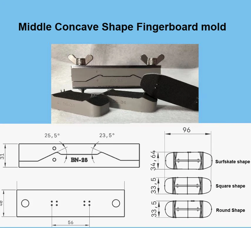 New Metal Fingerboard Mold Fingerboard Deck Mold Buy Fingerboard Mold