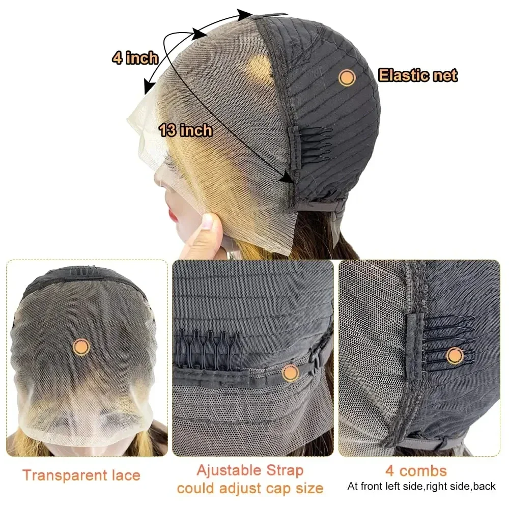 Brazilian Body Wave Short Bob Frontal Human Hair Wig_voghion.com