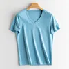 V-neck Lake blue