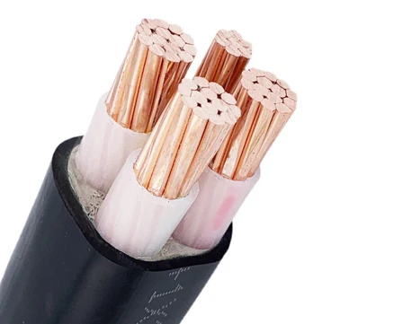 Professional Manufacturer's 4-Core PVC/XLPE Insulated Copper Power Cable Low Voltage Construction Application