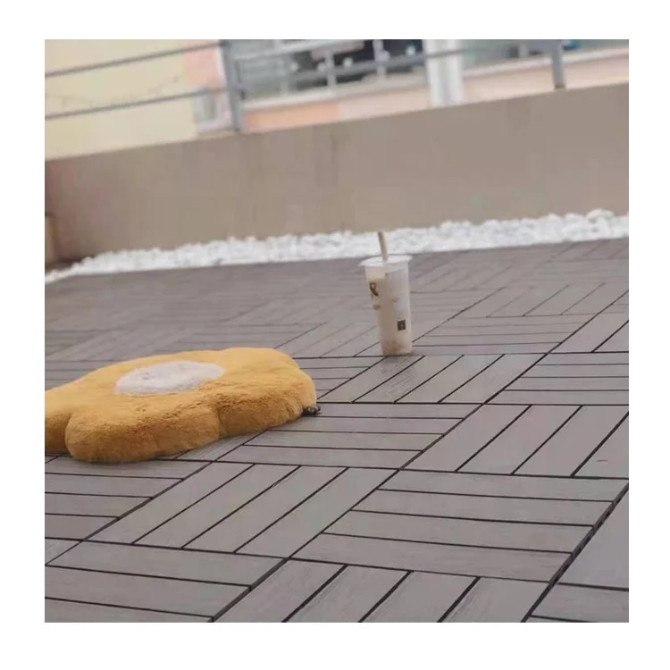 Diy портативный водонепроницаемый открытый балкон PP пластиковые переплетенные напольные плитки
