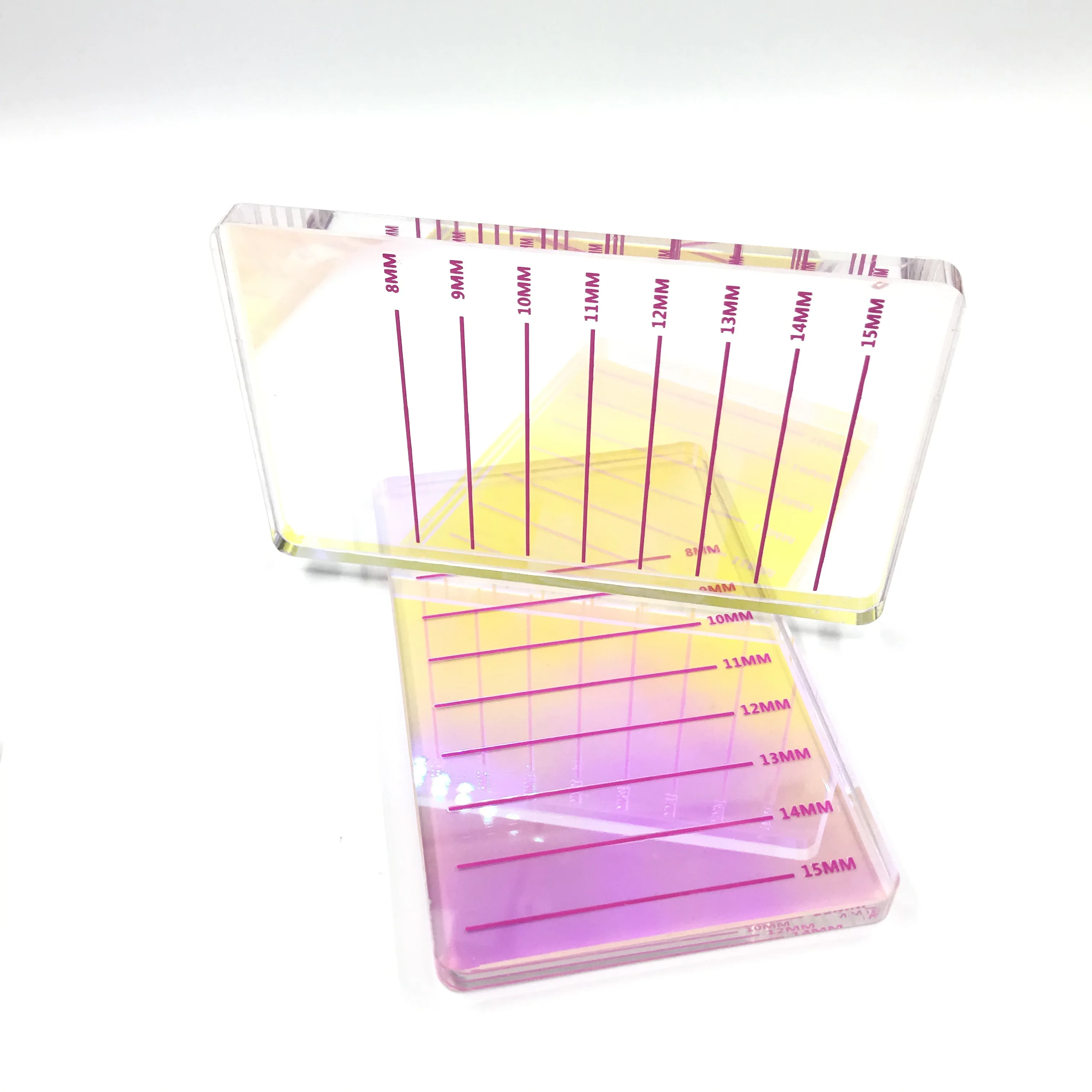 Оптовая продажа, фирменная торговая марка, акриловые лазерные ресницы, одиночный держатель для ресниц, цветной держатель для ресниц