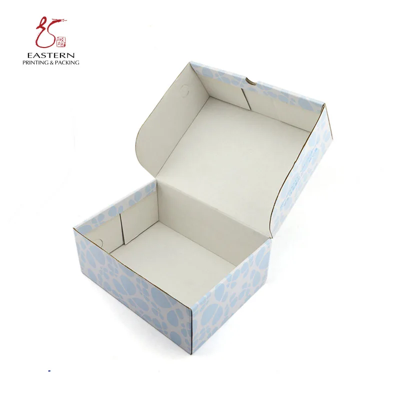 Custom Logo and Printing Design Empty Flat Pack Kids Baby Shoe Box Packaging