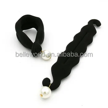 BELLE WORLD 2021 fashion korean style hair bun maker diy jewelry hair accessories, styling easy fast snap roll bun tools