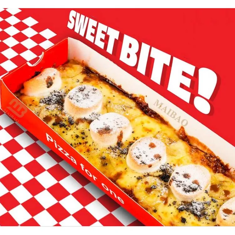 食品グレードの配達ボックスピザカスタム25cm韓国ピザ引き出しボックス