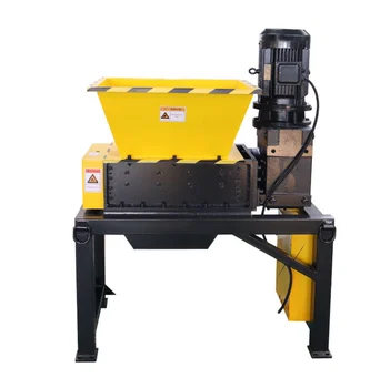 Mini Electronic Waste Hard Disk PCB Cable Wood Shredder Small Wood Metal Plastic Shredder Machine