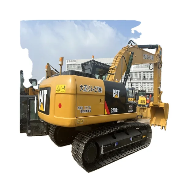 Heavy construction machinery big excavator for low price used CAT 320 excavators for sale