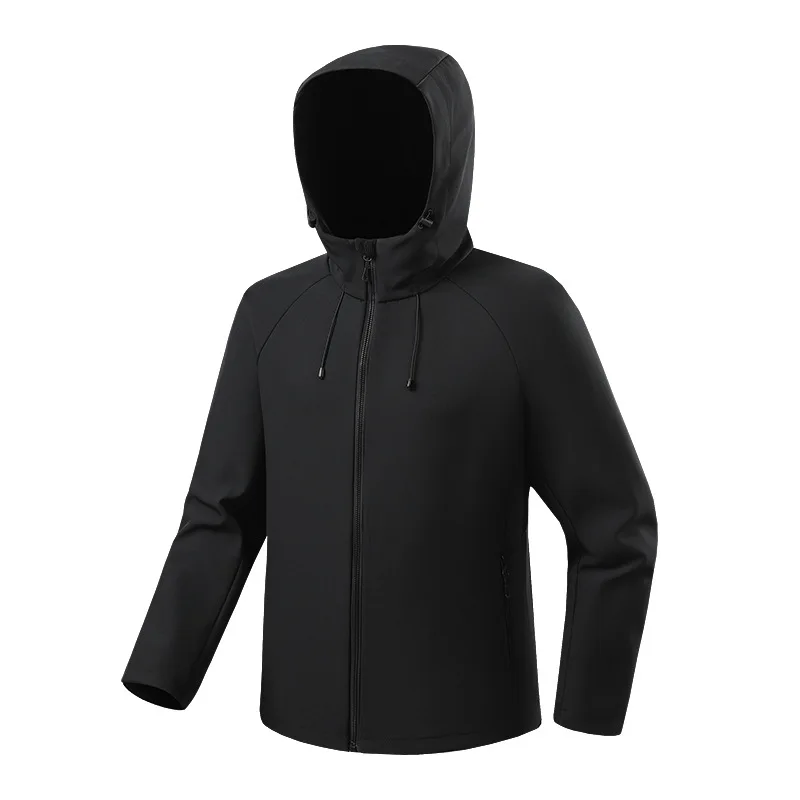 New hot sale softshell windbreaker outdoor waterproof cotton wadded jacket custom winter fleece coats men_voghion.com