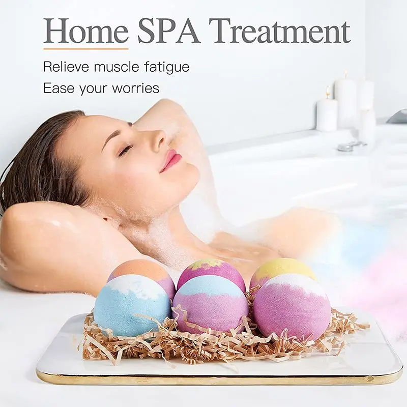OEM ODM Pedicure Mini Bubble Salt Fizzi Ball Spa Shower Sale Bath Bomb