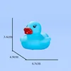 Pato azul abierto