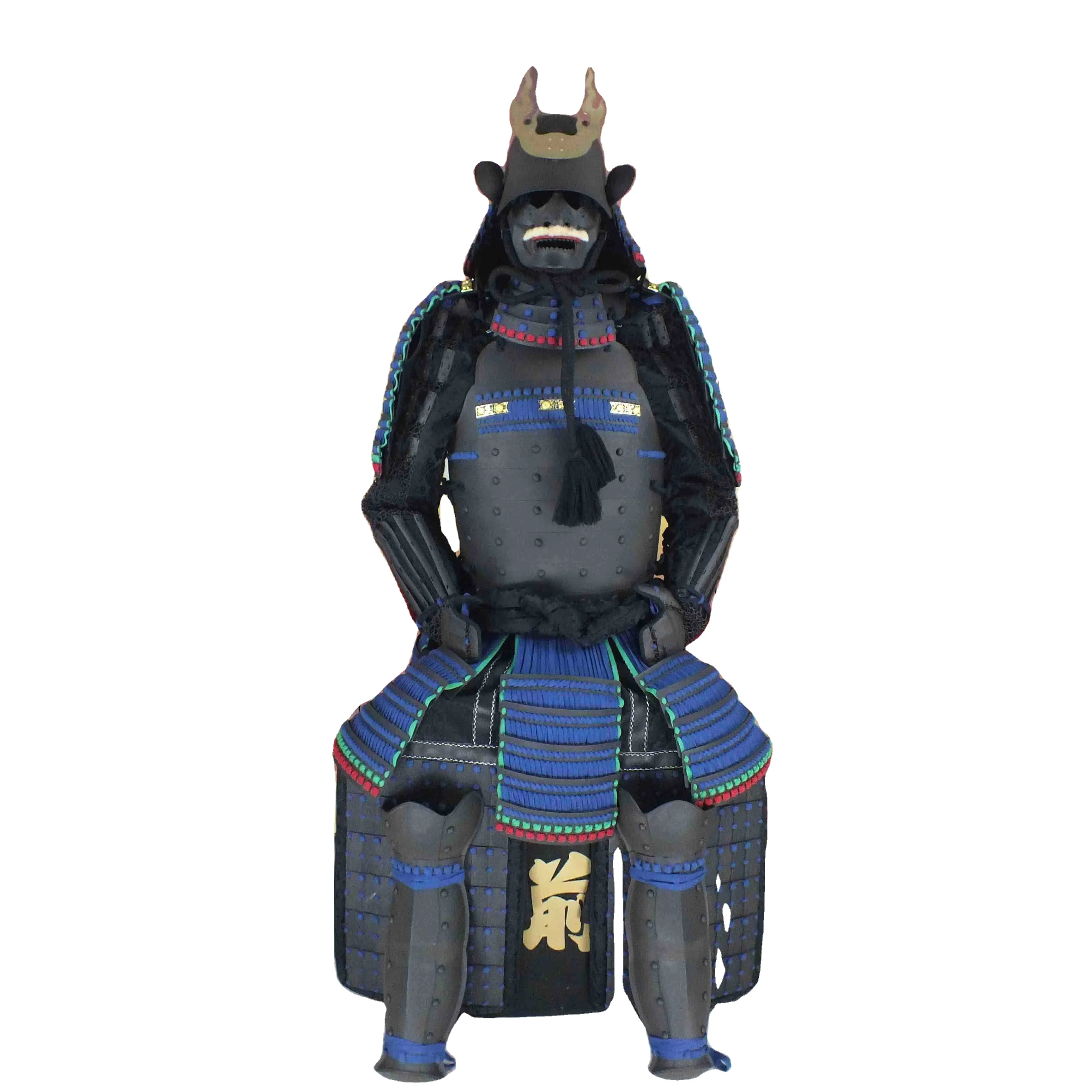 兵士、侍、甲冑着ぐるみ レプリカ日本の侍鎧ハロウィーンステージショー古代兵士のコスプレ衣装