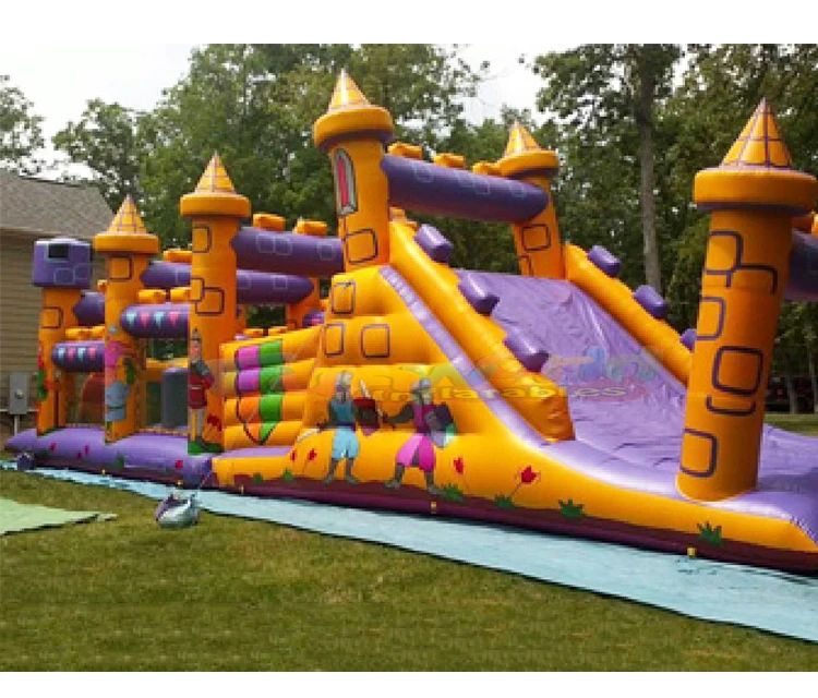 Уличный коммерческий прыгающий домик castillo hinchable kids, прыгающий замок, надувной задний двор, препятствия