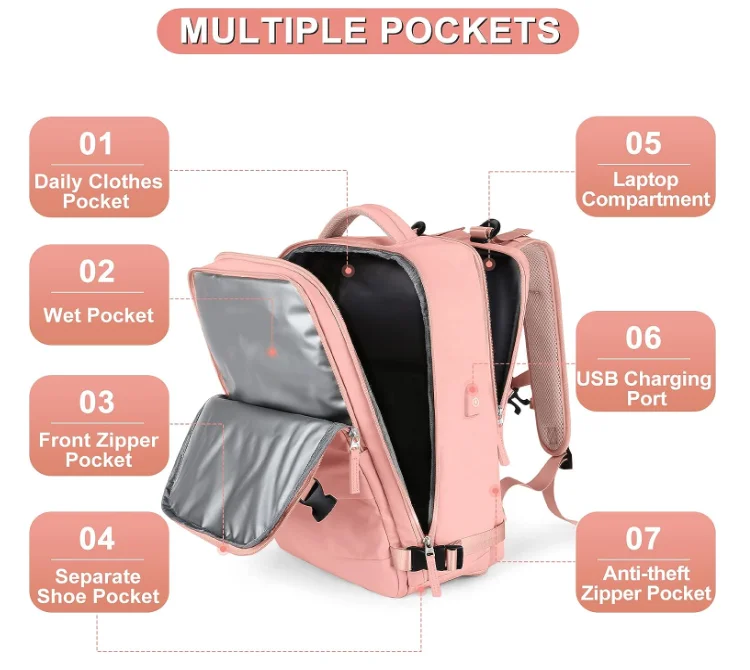 Top Sell Large Travel Backpack Carry On Backpack Hiking Backpack