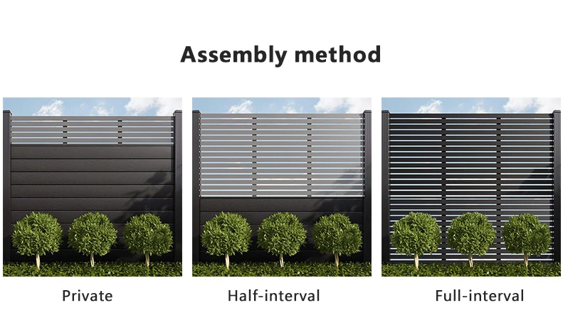 WITOP DECOR Garden Fence Panels Pvc Fence Panel