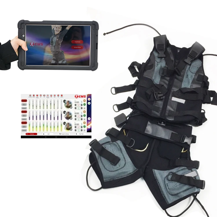 Full Body Gym Wireless Ems Trainer Training Body Sculpting Machine  Fitness Suit Ems Training XBODY Jacket Muscle Stimulator