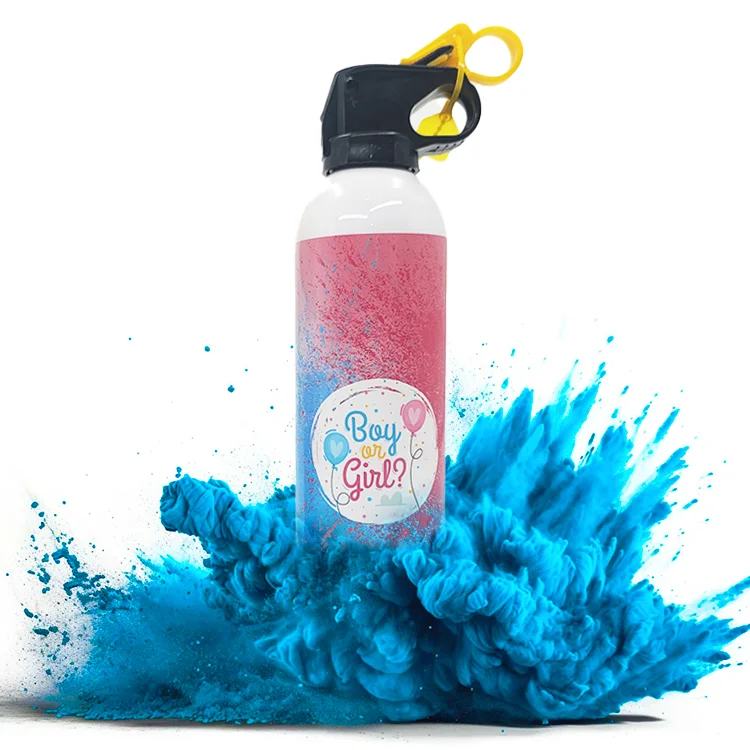 Boy Or Girl Gender Reveal Fire Extinguisher Holi Powder Blaster For