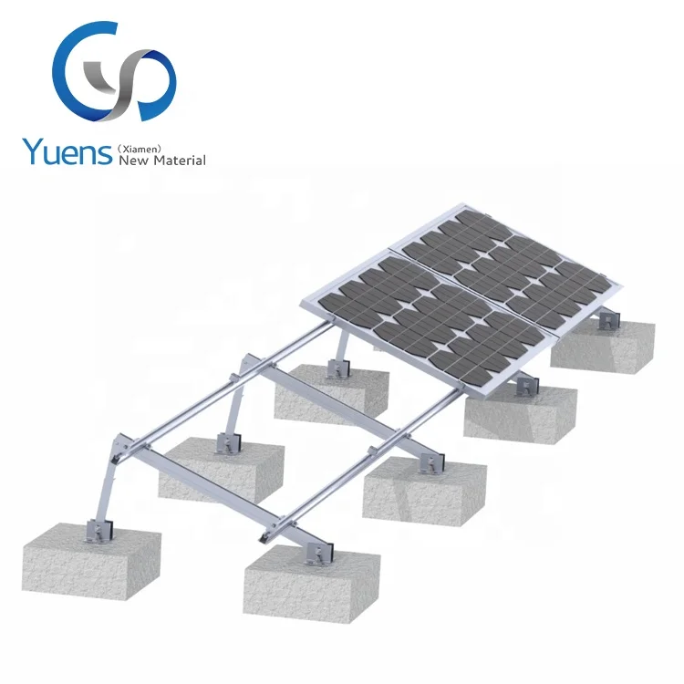 Flat Roof Solar Mounting Frame Adjustable Solar Panel Mounting Bracket