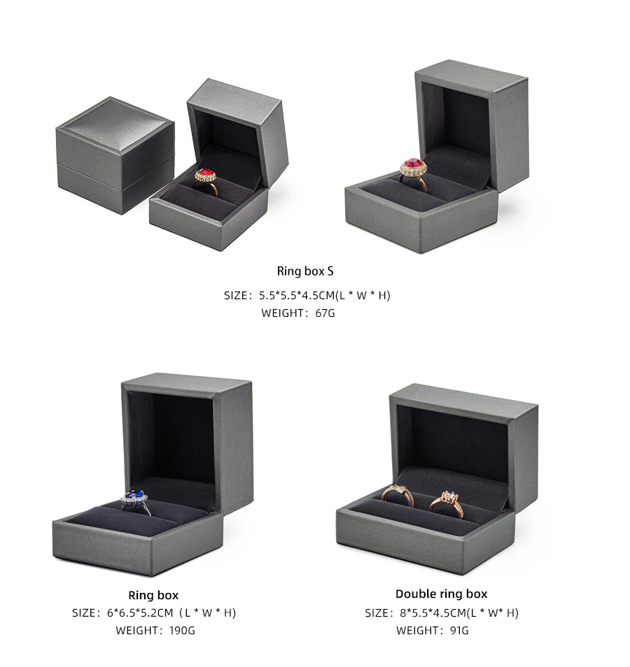 Wholesale Price Double Ring Necklace Jewelry Packaging Box