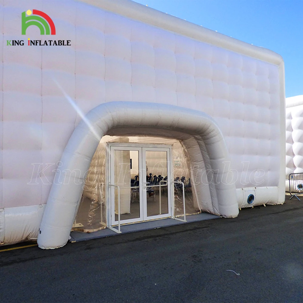 Renatable Inflatable Clubs White Event Party Nylon Inflatable Night Club Commercial Rental