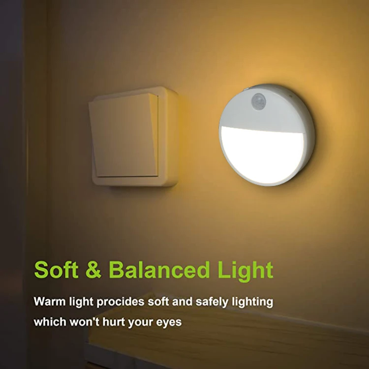 Индукционный ночник для тела, светодиодный Ночной светильник, новый домашний светодиодный энергосберегающий индукционный ночник для тела для детской комнаты, прикроватный светильник