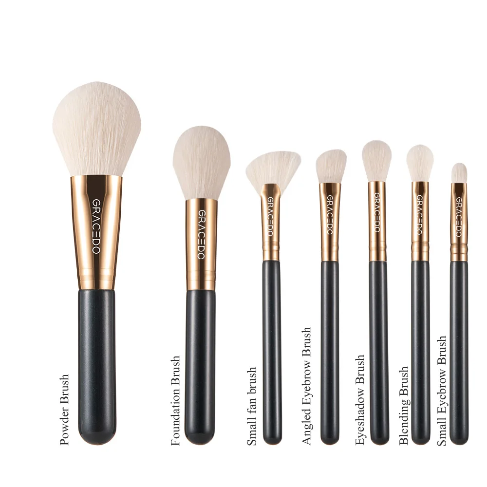 Fastory Price 7pieces White Hair Custom Your Logo Makeup Brush Set With Cosmetic Bag Buy Goat Hair Makeup Brushes 7pieces Makeup Brush Set Makeup Brush Set Custom Logo Product On Alibaba Com