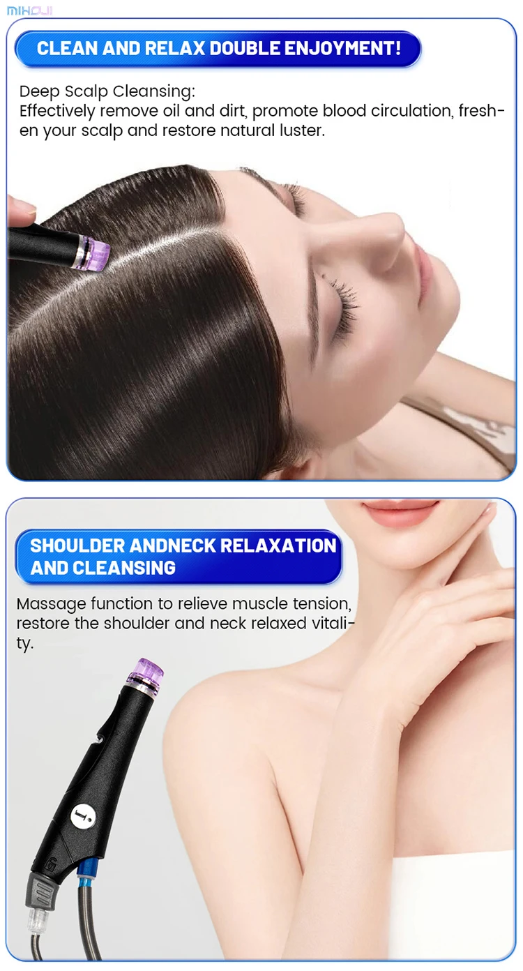 Commercial Hydrafacial Machine with 1 Year Warranty 3 Handles and 220W Working Power for Skin Rejuvenation