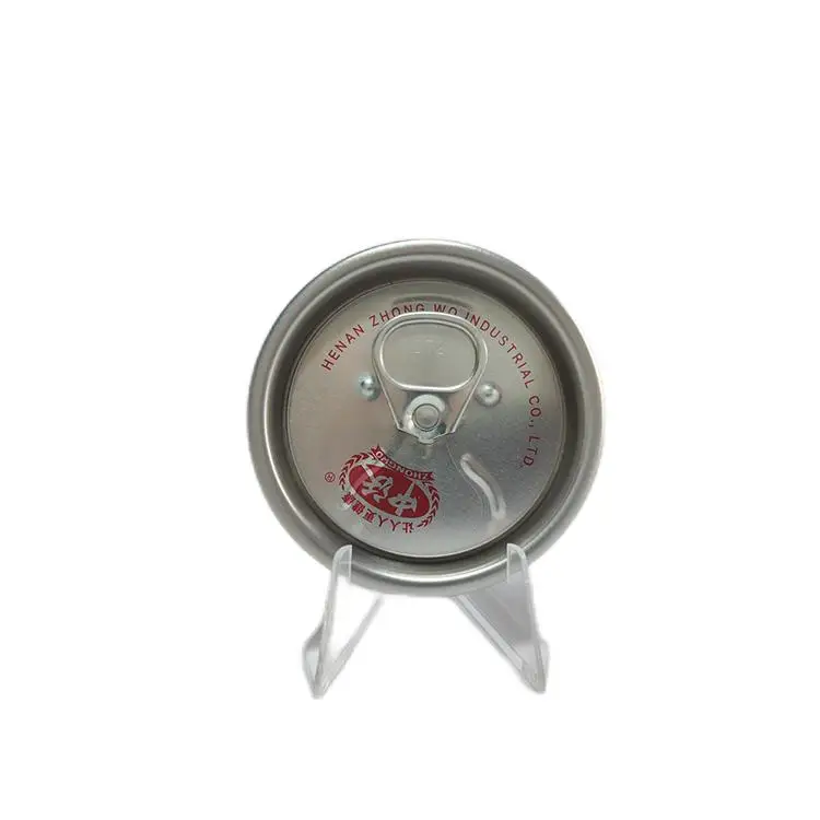 202RPT Round lid open easy Metal Custom Drinks Canning Jar Aluminum Lid