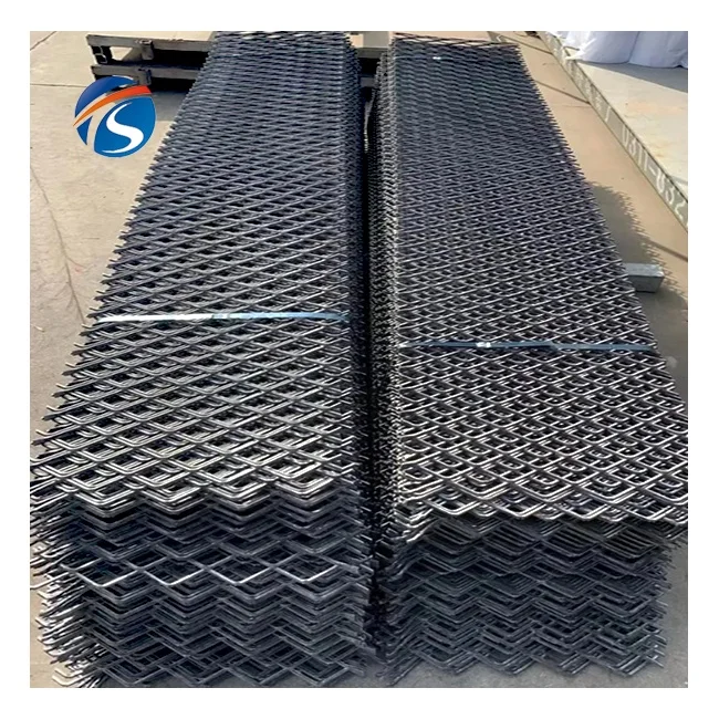Pvc Coated Black Stainless Steel Sheet Expanded Metal Wire Mesh