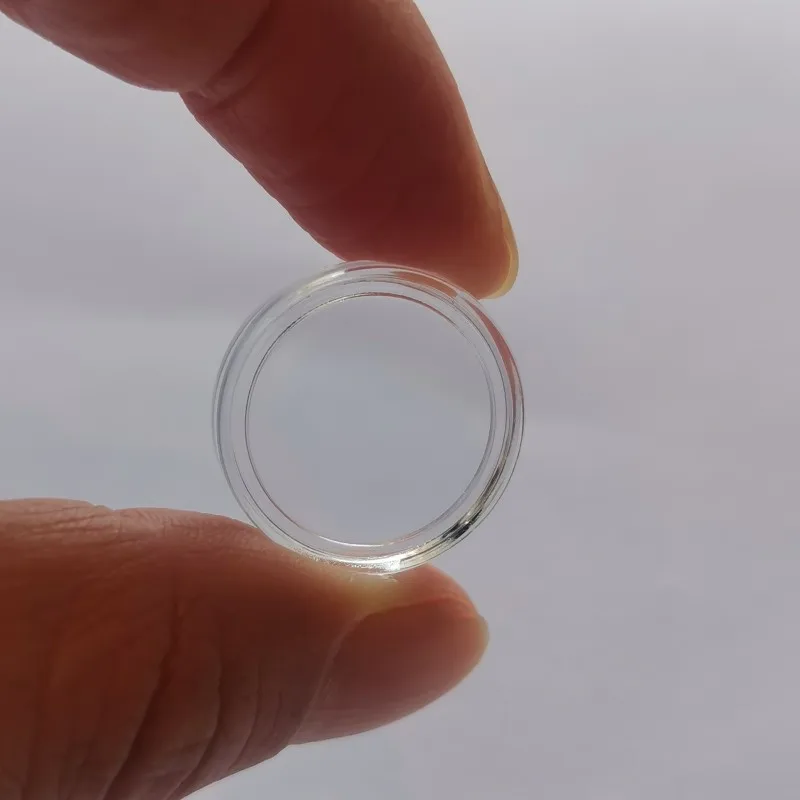 Lot De 10 Capsules Rondes En Acrylique Transparent 65 Mm – Pour Pièces De Monnaie, Protection Et Rangement