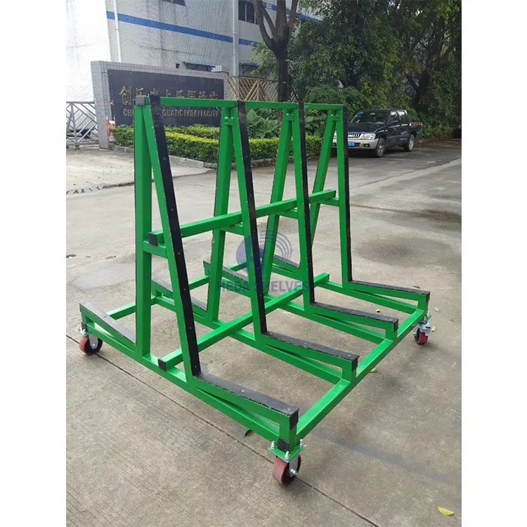 Heavy-duty Sheet Transport Rack Glass Transport Storage Rack a Frame Glass Rack for Glass Moving