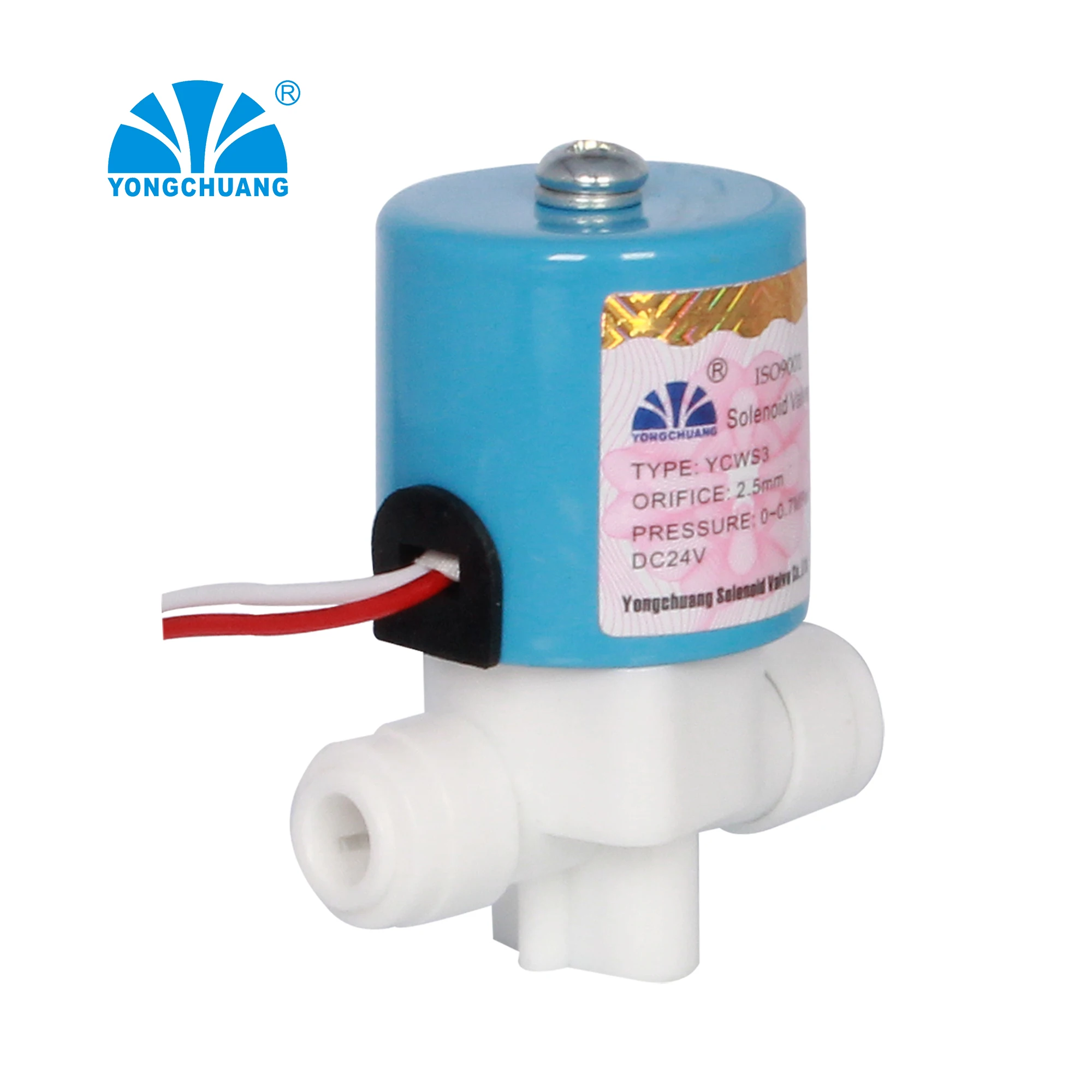 Yongchuang Brand YCWS3 Series Ro System Cheap Plastic Solenoid Valve for  Foucet Application