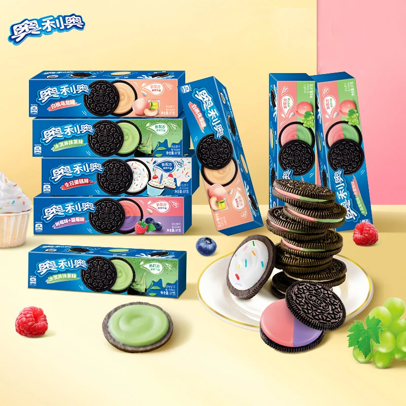 97g ホットセール ビスケットクッキー クリーム＆フルーティー