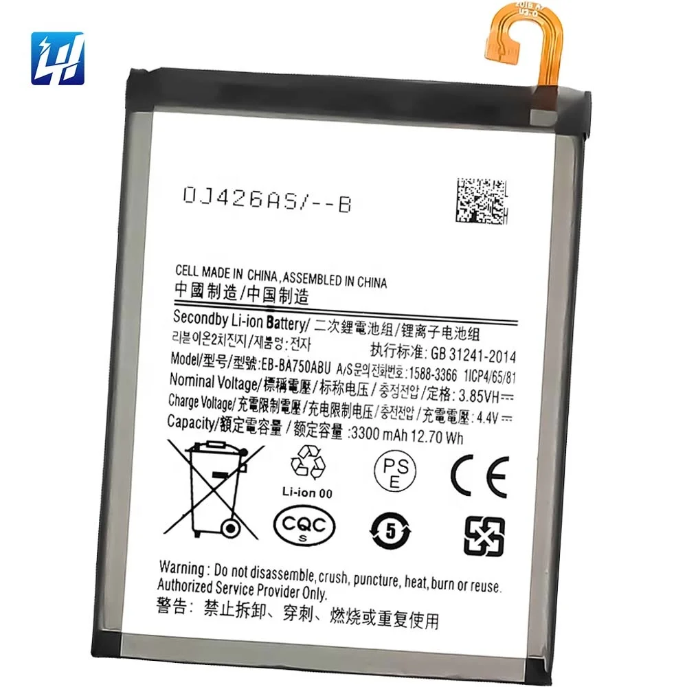 EB-BA750ABU 3300mAh Battery for SAMSUNG Galaxy A7 2018 A10 Replacement  Battery