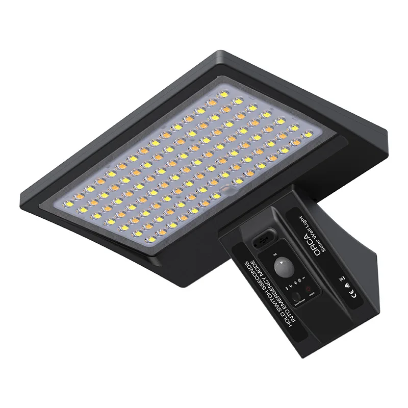 product 3w 5w 8w solar led lamps 3 size available dual color large battery capacity 4 modes solar sensor light outdoor-44