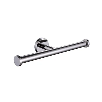 Two-in-one Paper Towel Rack Bathroom Accessories Wall Mounted Double Roll Stainless Toilet Paper Holder