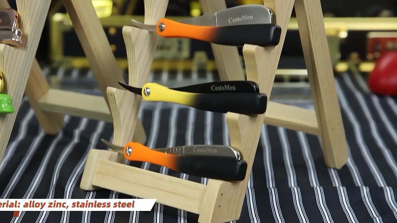 Electroplating Single Blade Razor Manual Barber Straight Razor Shaving ...