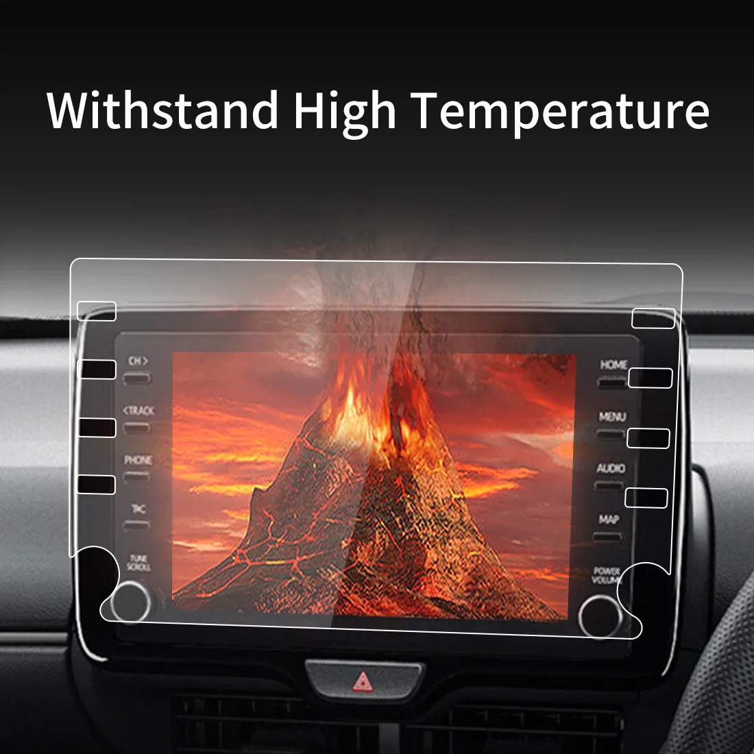 For Toyota Yaris Cross Screen Protector 2022 Central ConsoleTempered Glass Protective Film Navigator Protection Car Accessories
