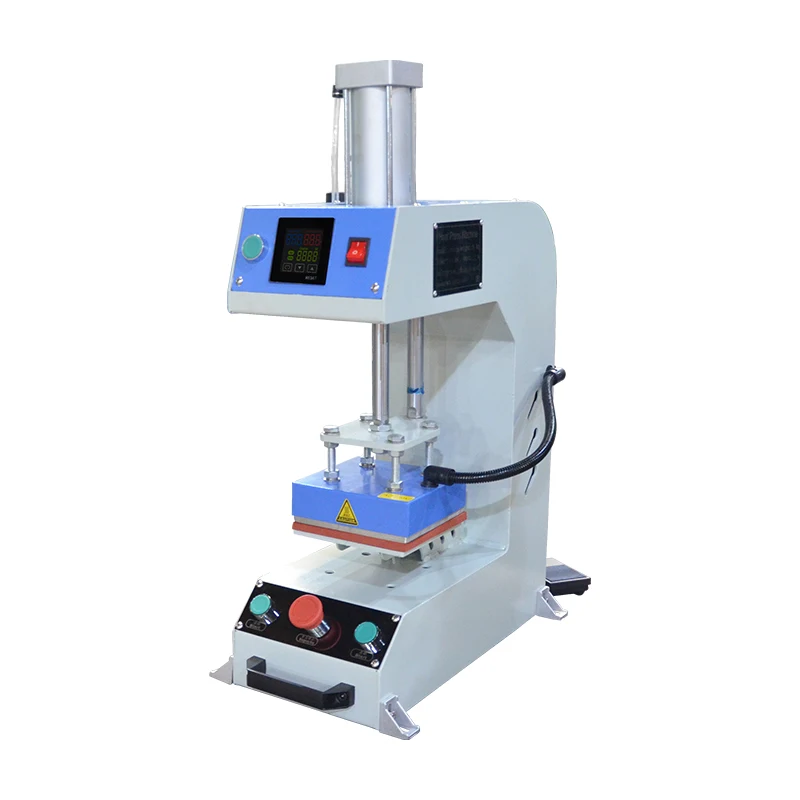 Factory Wholesale Pneumatic Heat Press Machine for T-shirt Sublimation Printing New Single Automatic Logo Flatbed Plate Type