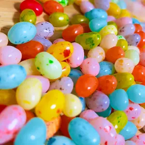 Jelly Beans Mixed Fruit Flavor Soft Candy Crispy Polished for Export OEM Available
