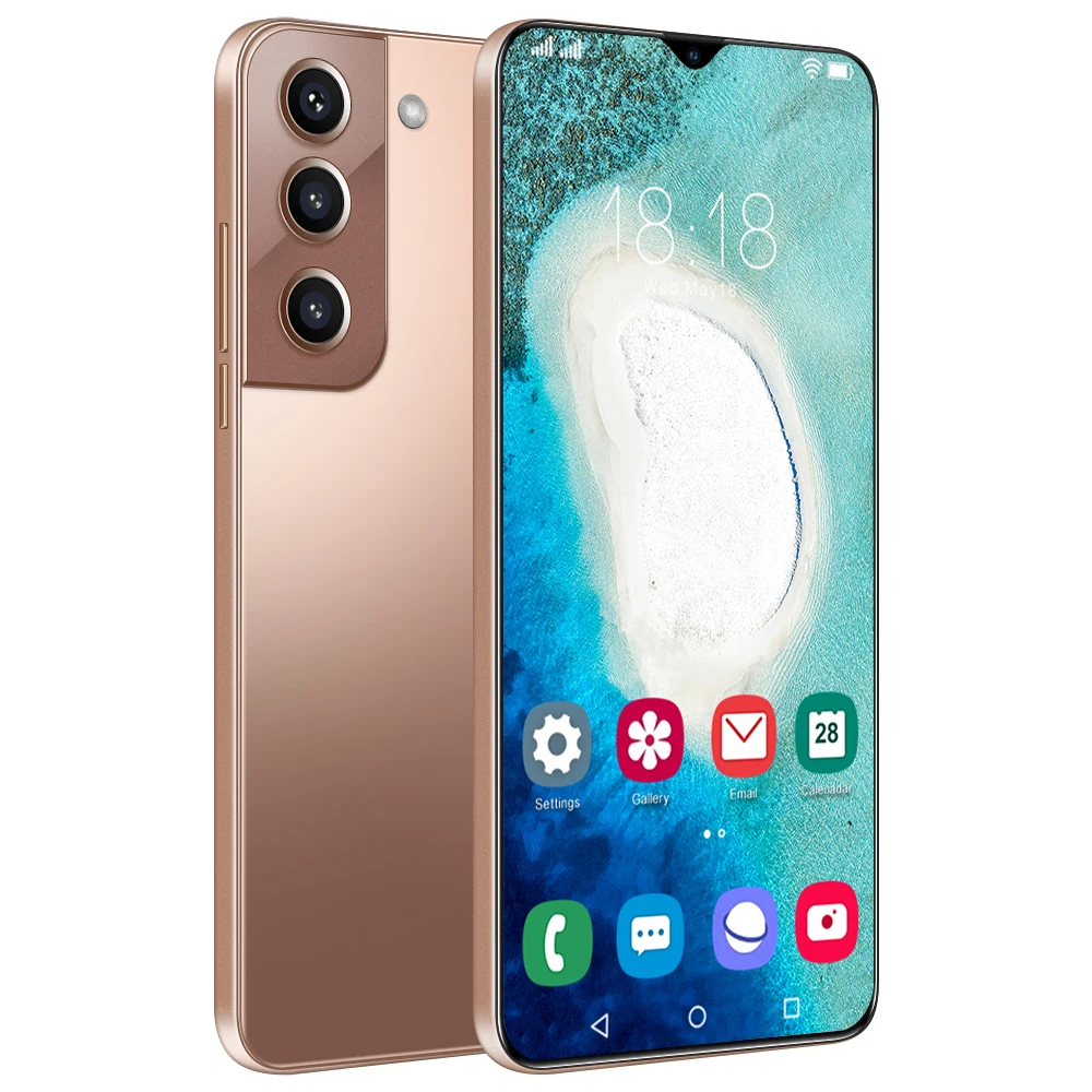 Сенсорный мобильный телефон с поддержкой android 11 0 5G LTE 6 7 дюйма 32 МП 50 16 ГБ