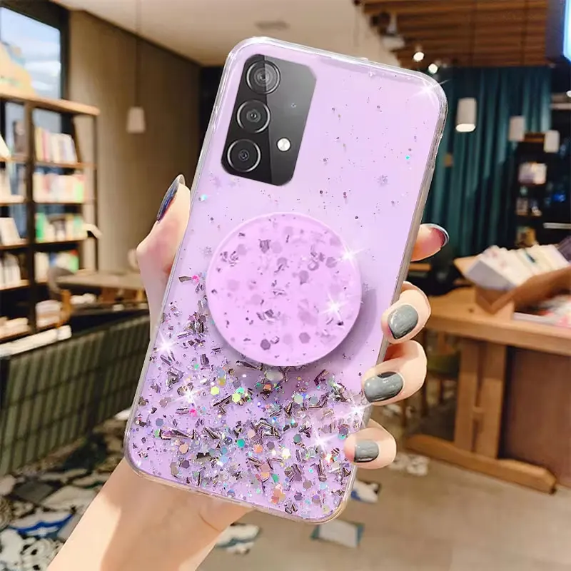 Laudtec Bling Glitter Capa De Celular A32 4G 5G Silicone Cases for Samsung A32 Back Cover for Samsung Galaxy A32 Phone Case factory